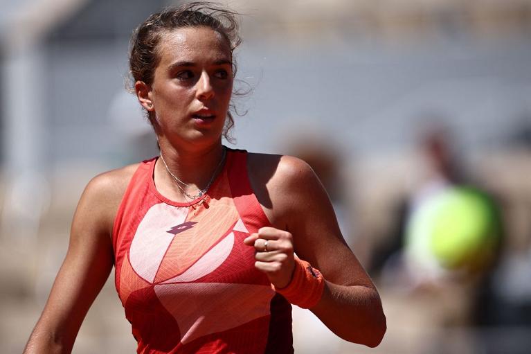 La grinta di Lucia Bronzetti (foto Getty Images)