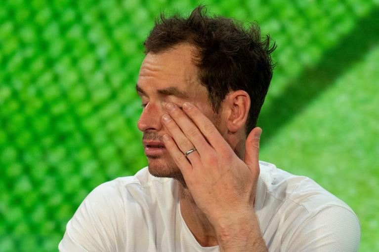 Andy Murray in conferenza stampa a Wimbledon (Getty Images)
