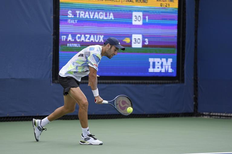 Stefano Travaglia allo US Open (Foto USTA)