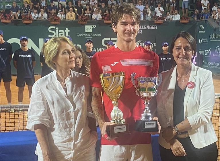 Il vincitore del Genova Challenger 2023 Thiago Seyboth Wild