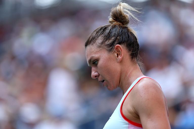 Tutta la delusione di Simona Halep (foto Getty Images)