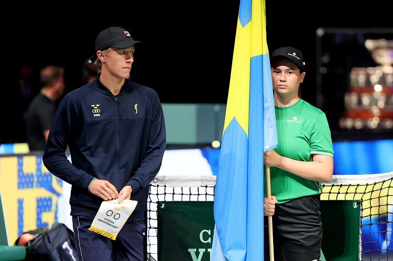 Leo Borg alla presentazione delle squadre (foto Sposito)