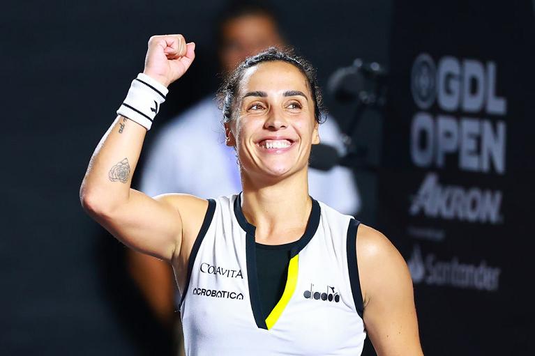 Martina Trevisan esulta (foto Getty Images)