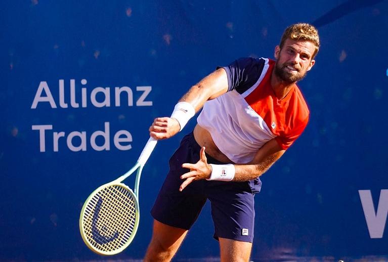 Stefano Napolitano al servizio (foto FB Verona Challenger)