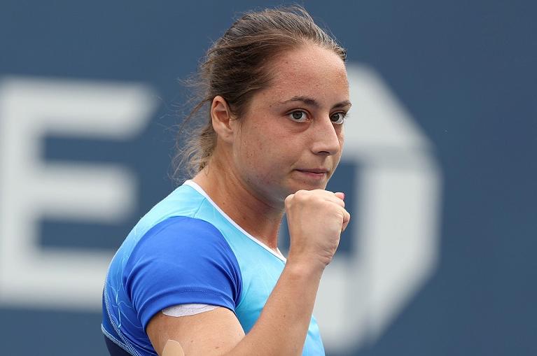 La grinta di Elisabetta Cocciaretto (foto Getty Images)