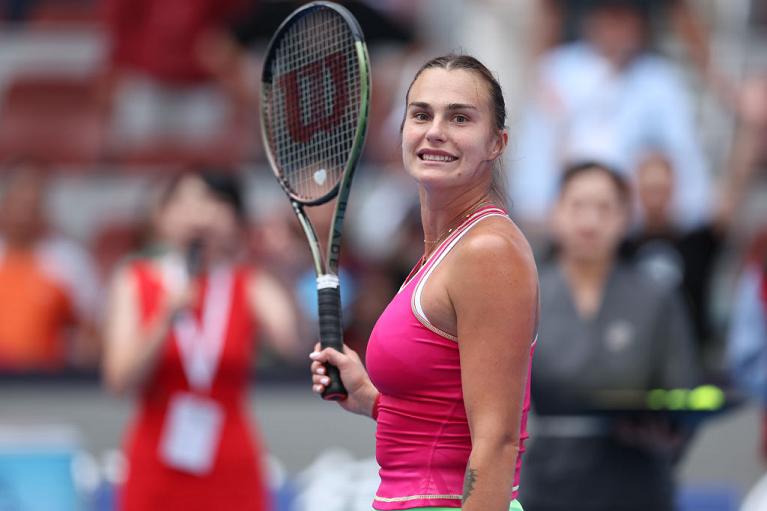 Aryna Sabalenka al China Open (Getty Images)