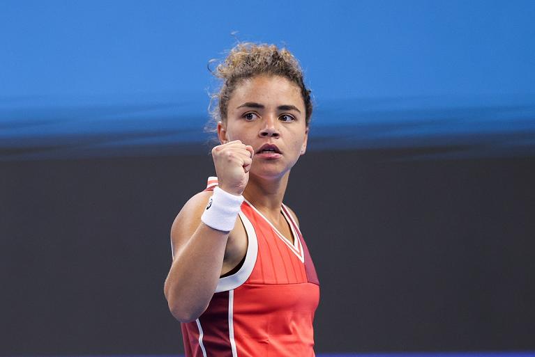 La grinta di Jasmine Paolini (foto Getty Images)