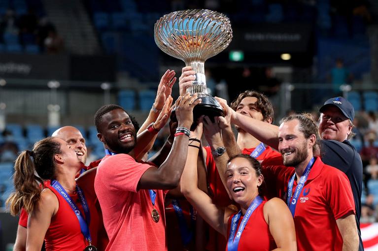 United Cup: gli Stati Uniti hanno vinto la prima edizione che ha dato il via alla stagione 2023 (foto Getty Images)