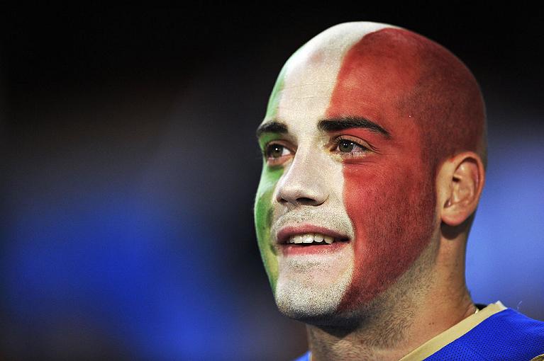 Un pittoresco tifoso italiano (Getty Images)