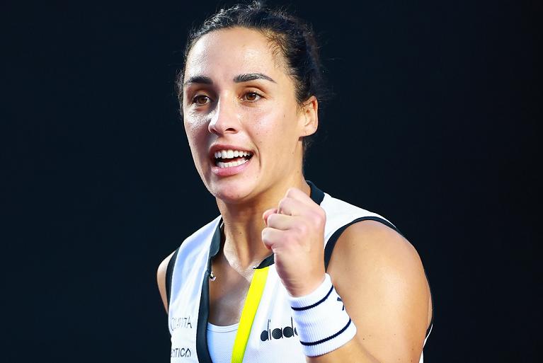 Martina Trevisan esulta (foto Getty Images)