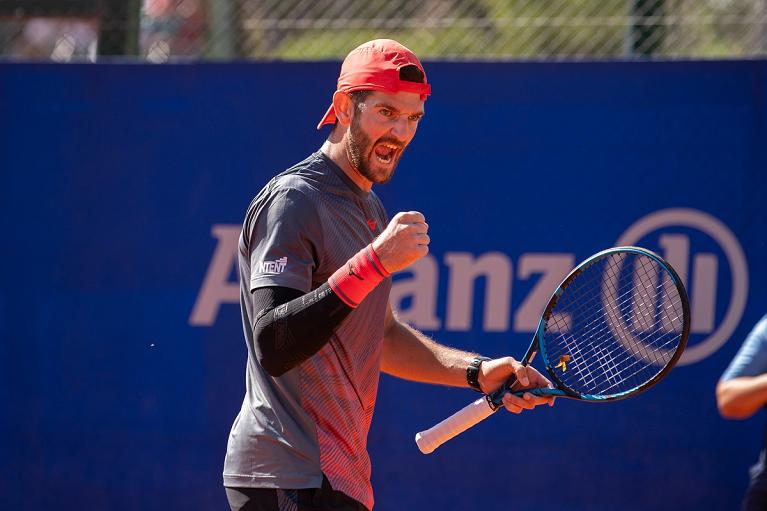 La grinta di Andrea Vavassori (foto Twitter Argentina Open)