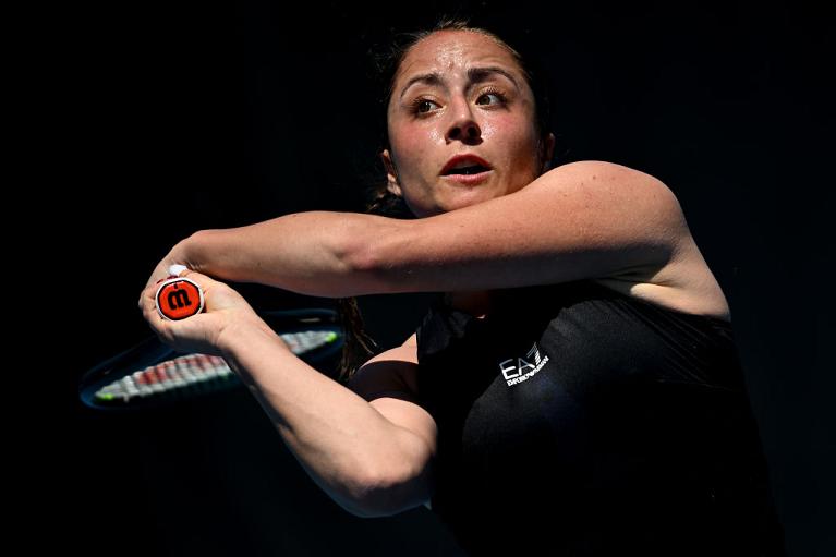 Elisabetta Cocciaretto in azione (foto Getty Images)
