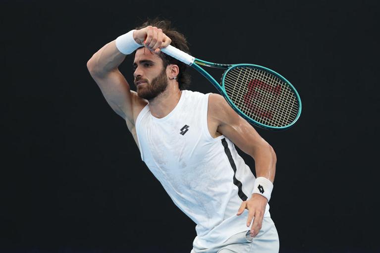 Andrea Pellegrino in azione (foto Getty Images)