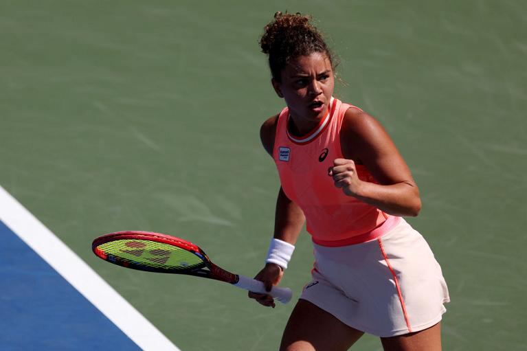 La grinta di Jasmine Paolini (foto Getty Images)
