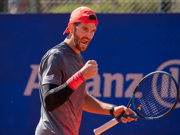 La grinta di Andrea Vavassori (foto Twitter Argentina Open)