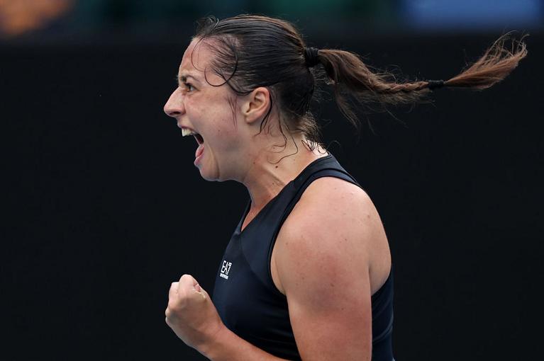 La grinta di Elisabetta Cocciaretto (foto Getty Images)