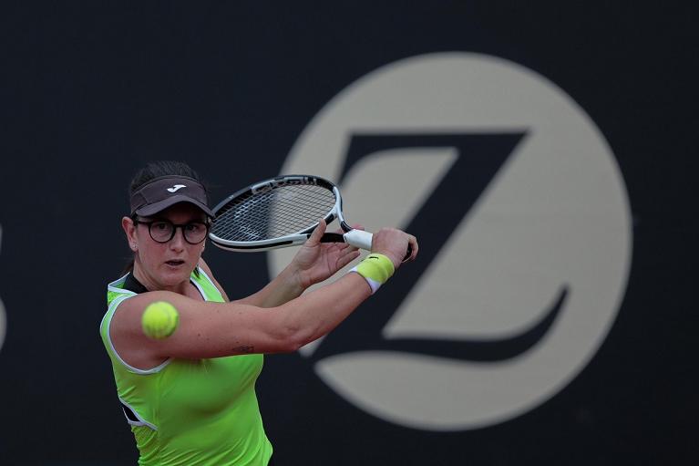 Nuria Brancaccio in azione (foto Twitter Copa Colsanitas)