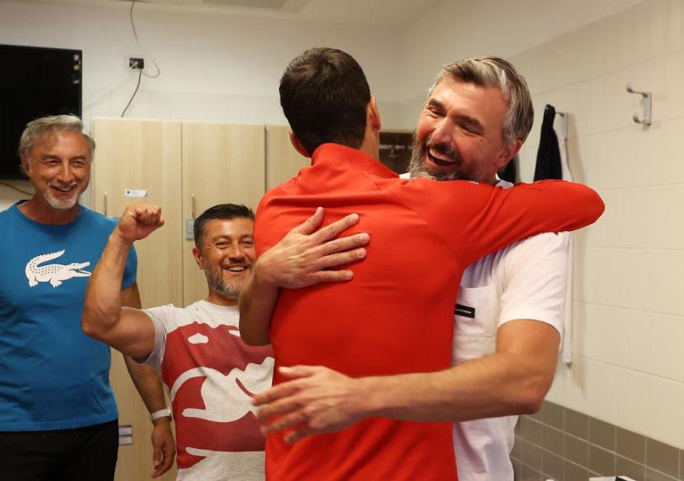 Goran Ivanisevic e Novak Djokovic (Getty Images)