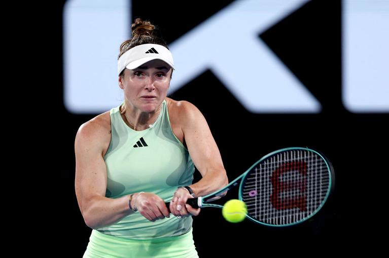 Elina Svitolina in azione (foto Getty Images)