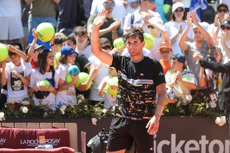 Francesco Passaro agli Internazionali BNL d'Italia (Foto Maiozzi/FITP)