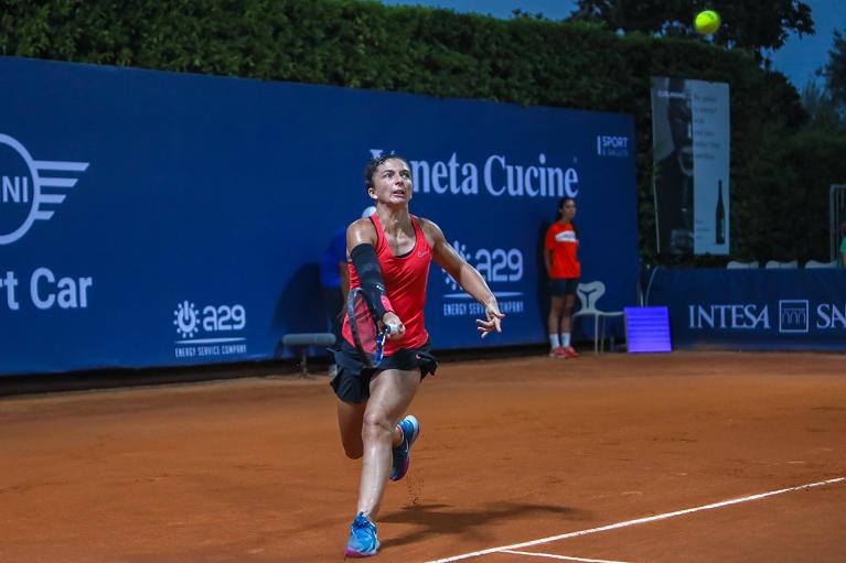 Sara Errani in azione