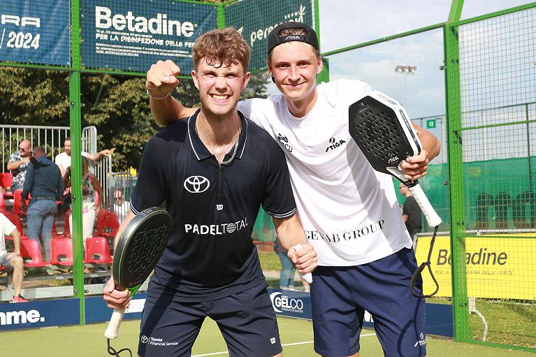 I vincitori del FIP Rise Cordenons Albin Olsson e Adam Axelsson (Foto Eurosporting Media)