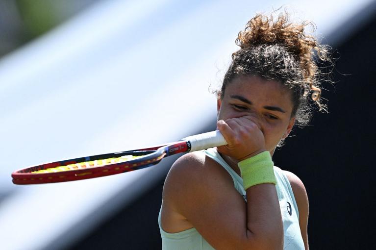 La delusione di Jasmine Paolini (foto Getty Images)