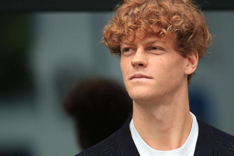 Un primo piano di Jannik Sinner (Getty Images)