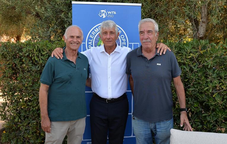 Il Ministro dello Sport Andrea Abodi in visita al WTA Palermo (Foto Palermo Ladies Open)