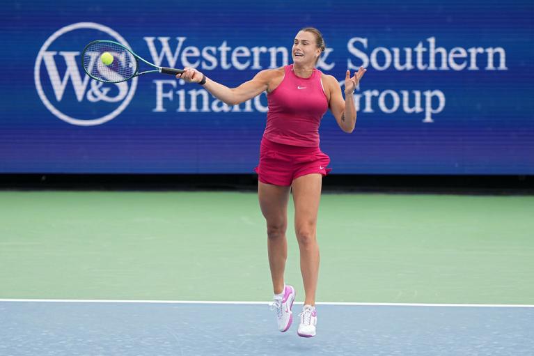 Aryna Sabalenka a Cincinnati (Getty Images)