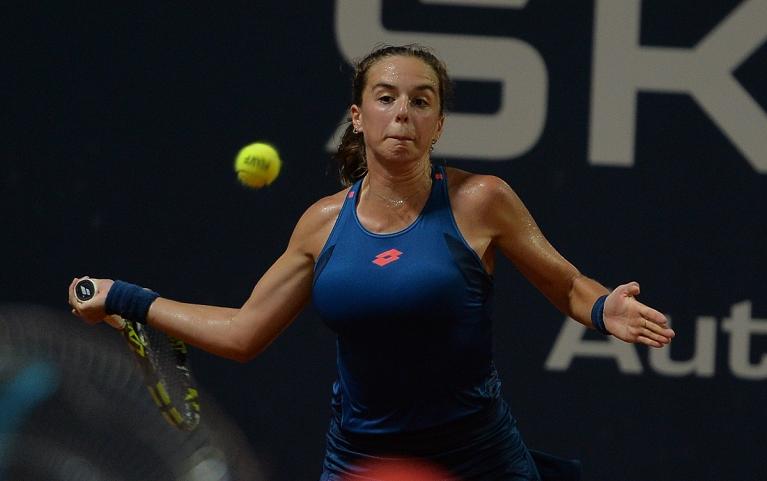 Lucia Bronzetti in azione (foto Palermo Ladies Open)