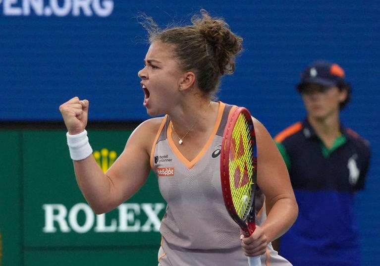 Tutta la grinta di Jasmine Paolini (foto Getty Images)
