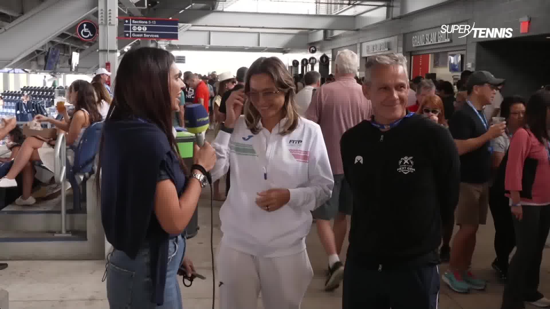 Paolini agli ottavi, Furlan e Garbin a SuperTennis: l'intervista - VIDEO