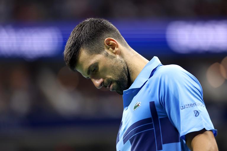 US Open, la delusione di Novak Djokovic (Foto USTA)