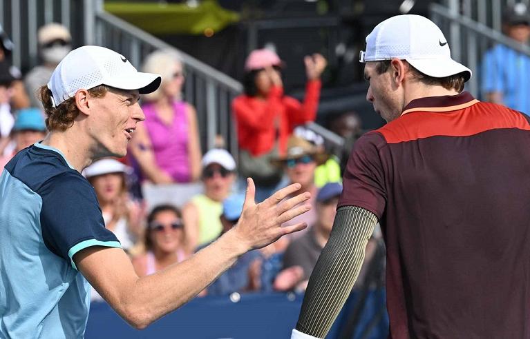 Jannik Sinner e Jack Draper (foto ATP Tour web site)