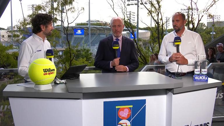 Il presidente della Federazione Italiana Tennis e Padel, Angelo Binaghi, a SuperTennis