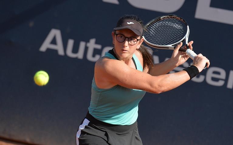 Nuria Brancaccio in azione (foto Palermo Ladies Open)
