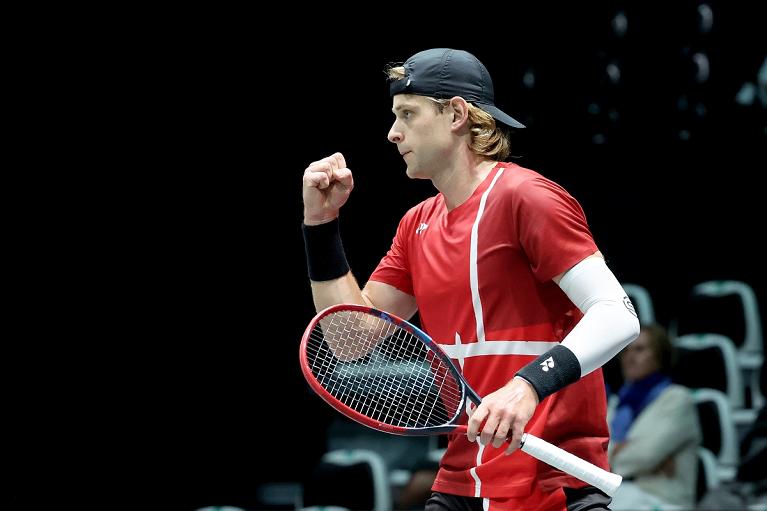 L'esultanza di Zizou Bergs (foto Sposito/FITP)