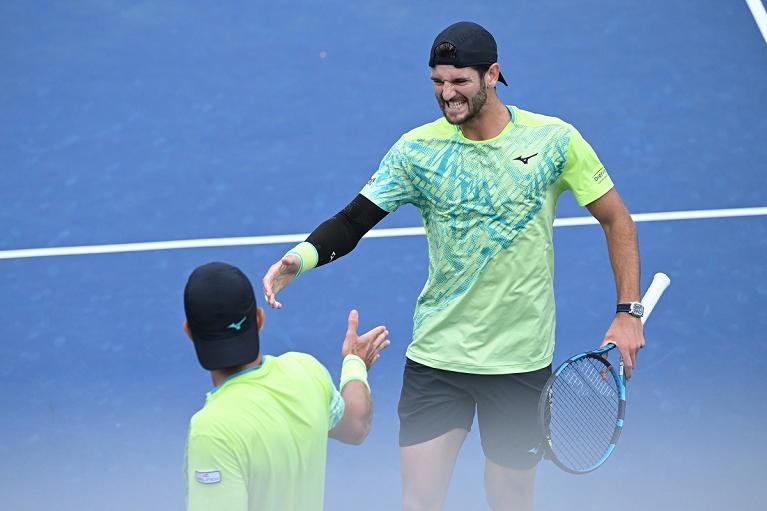 Simone Bolelli e Andrea Vavassori allo US Open (Foto USTA)