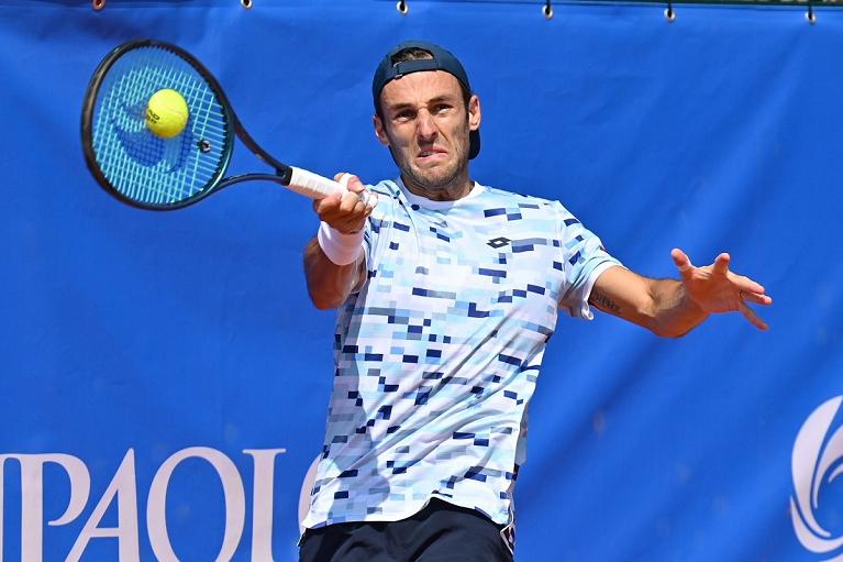 Stefano Travaglia in azione (foto Musatti/Colombo)