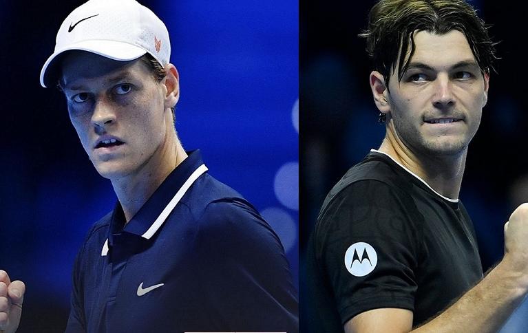 Jannik Sinner e Taylor Fritz (TT)