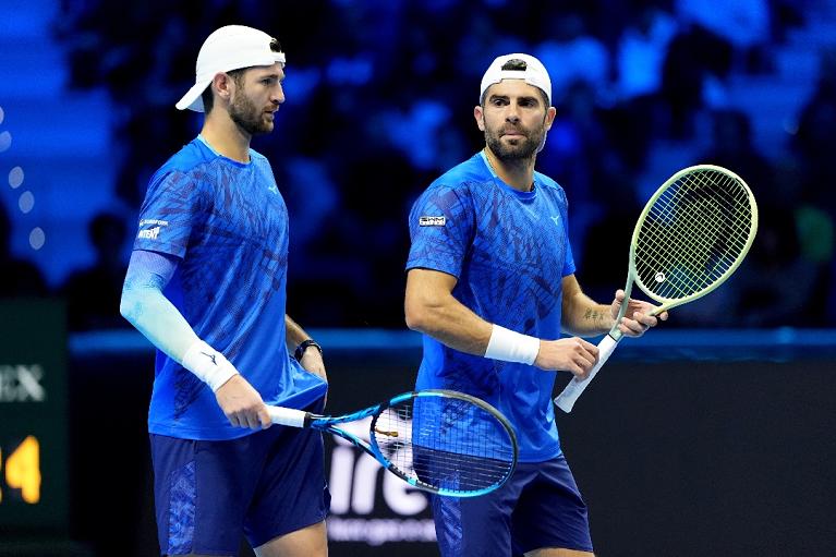 Simone Bolelli e Andrea Vavassori alle Nitto ATP Finals (foto Sposito/FITP)