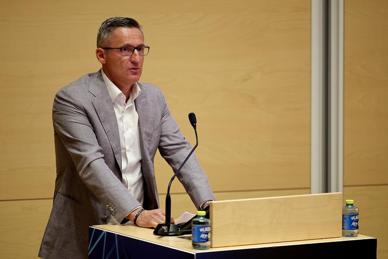 Presentazione Nitto ATP Finals 2024: il Presidente dell'ATP Andrea Gaudenzi (foto Sposito/FITP)