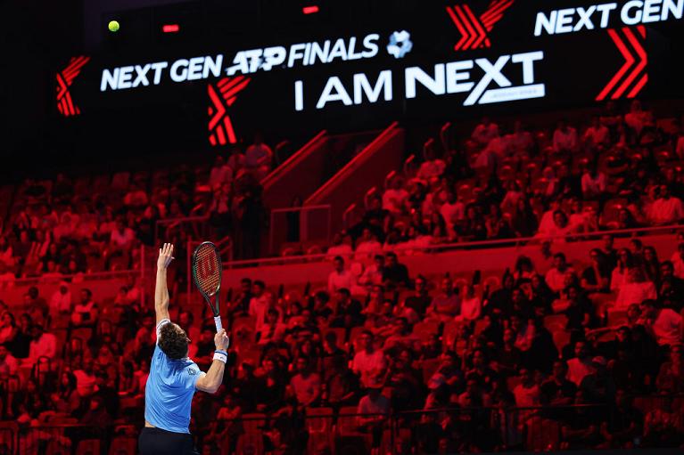 Un'immagine delle Next Gen ATP Finals 2023 (Getty Images)