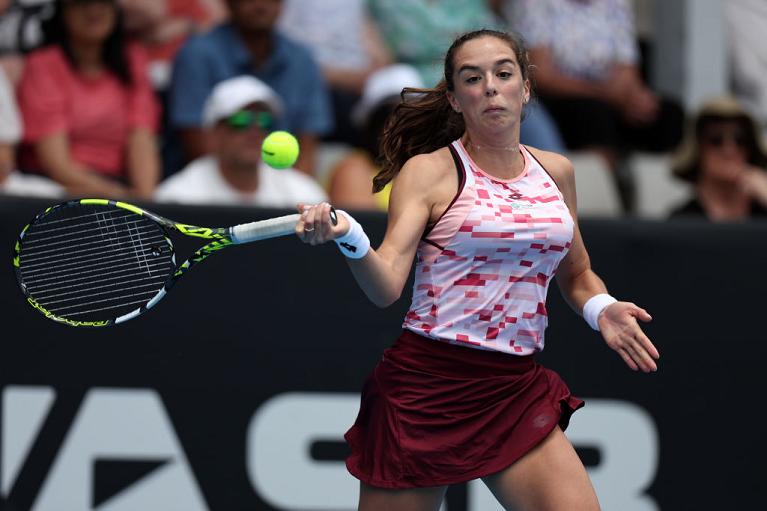 Bronzetti in azione con il dritto (Getty Images)