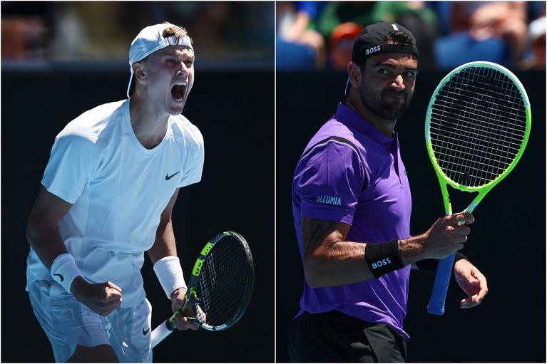 Holger Rune e Matteo Berrettini (Getty)