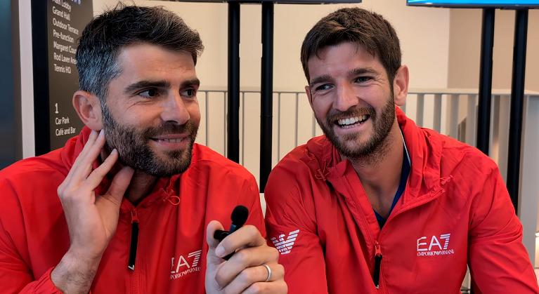 Simone Bolelli e Andrea Vavassori (Fotogramma da video SuperTennis)