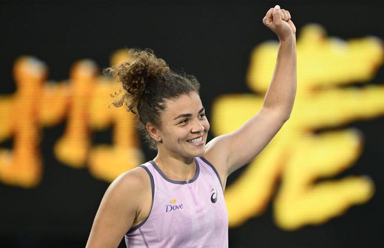 L'esultanza di Jasmine Paolini (Getty)