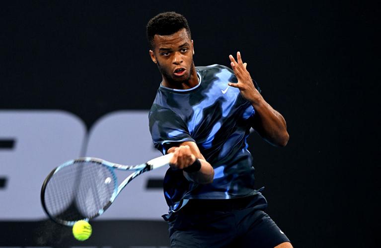Mpetshi Perricard colpisce un dritto (Getty Images)