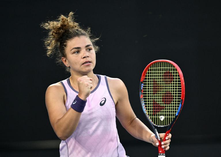 Jasmine Paolini esulta (foto Getty Images)